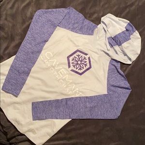 Light long sleeve with a hood!